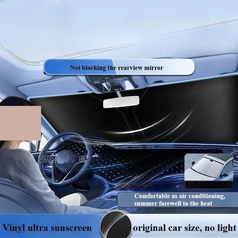 Parasol para Parabrisas Delantero Evita Volante Caliente en coche Kia 4