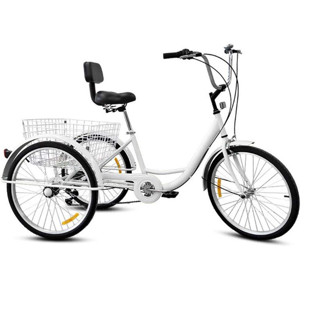 Buy Adult Tricycle Three Wheel Bike Adult Tricycles, 7 Speed Adult