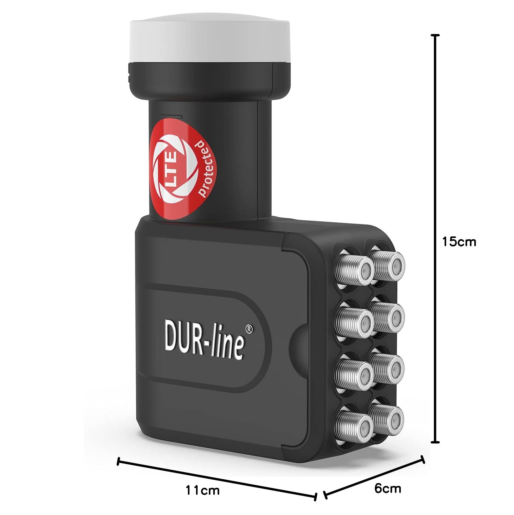 Dur-Line + Ultra – LNB + + filtr zakłóceń LTE + + [Full HD, HDTV, 3D, LTE/UMTS/GSM/DECT] Trwały filtr liniowy