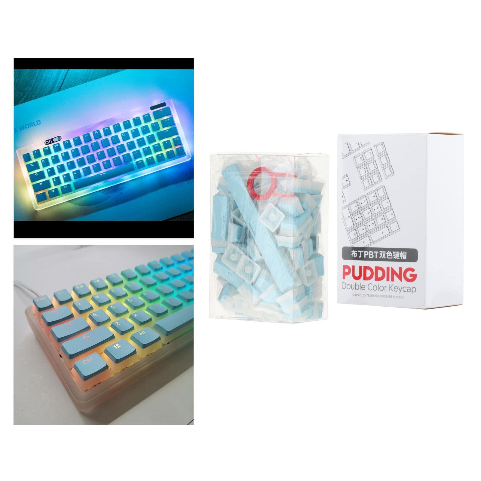 Keycap Set para 61/68/71/84/87/104 Teclas Teclados Mecânicos DIY Keycap Set para 61/68/71/84/87/104 Teclas Teclados Mecânicos DIY