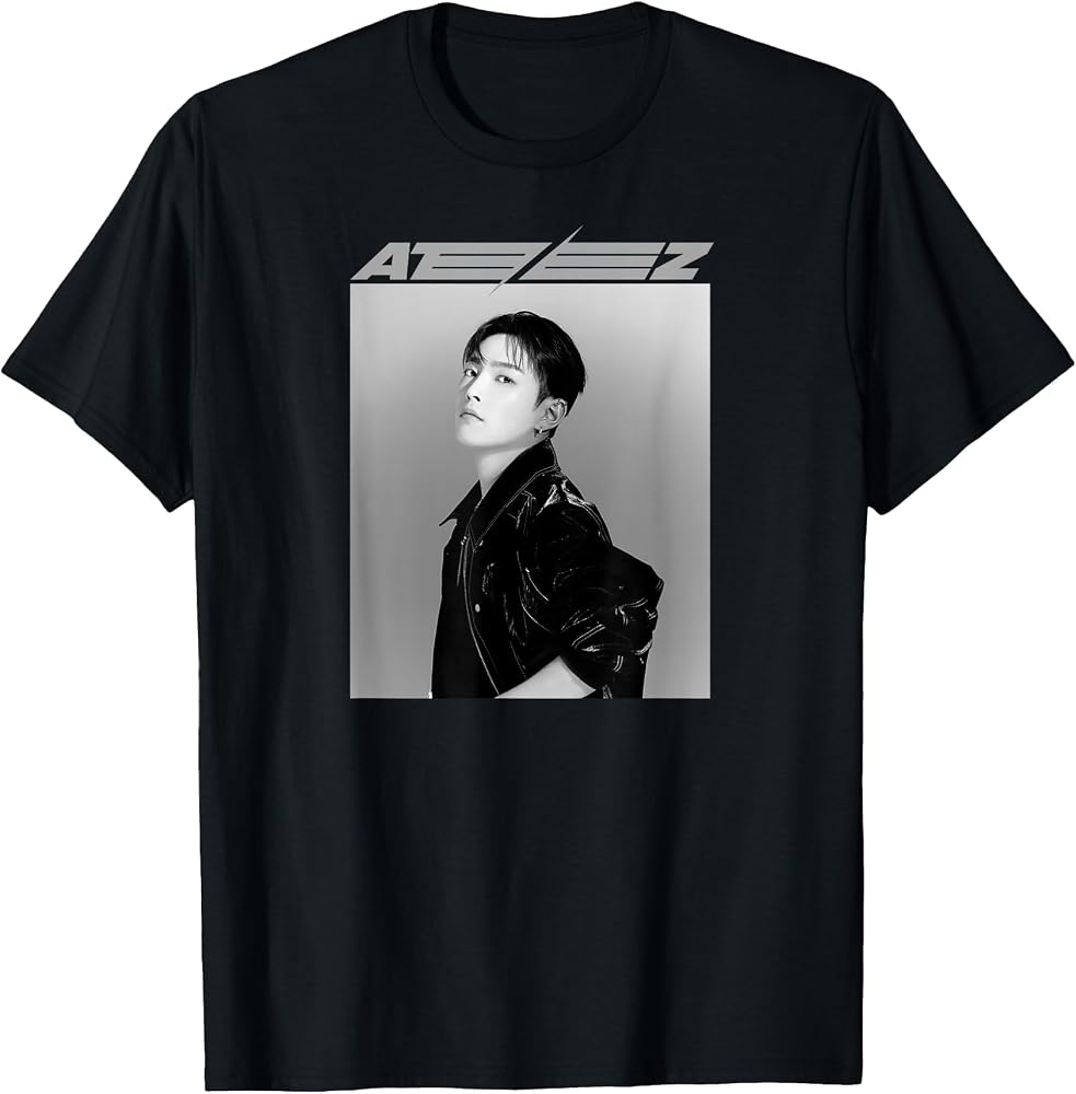 Amazon.com: ATEEZ Official Merch Exclusive Hongjoong T-Shirt, Men