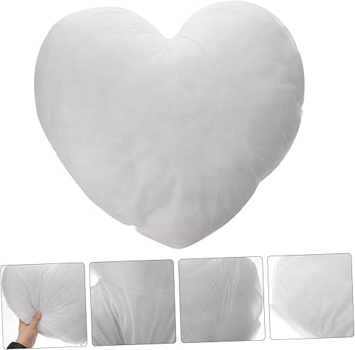 Miniatura 4 de SEWOART Almohada de corazón de durazno Cojín de guardería Cojín de silla Cojín de piso Inserto en forma de corazón Relleno de almohada al aire libre