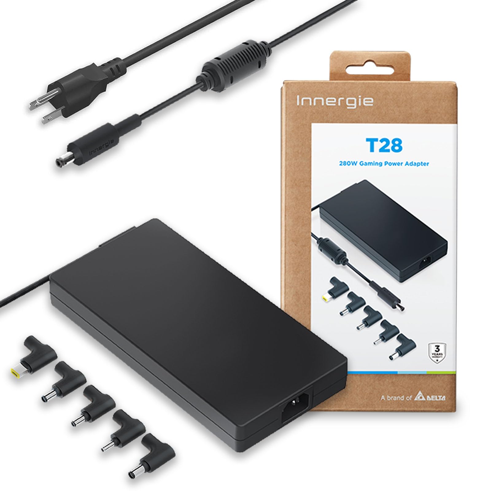 Amazon.com: Innergie T28 280W Universal Gaming Laptop Charger 19.5