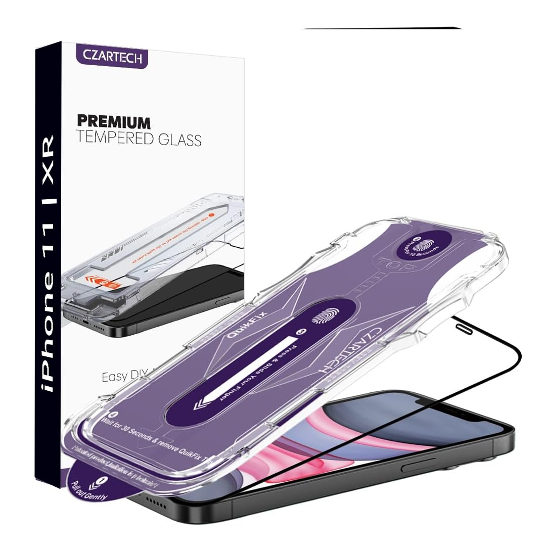 CZARTECH [Auto Align] Tempered Glass For iPhone 17 Screen Protector Edge to Edge Full Protection HD glass with Quik Fix Application | Bubble & Dust Free | Scratch Resistant | Military Grade Protection. — Amazon image 14