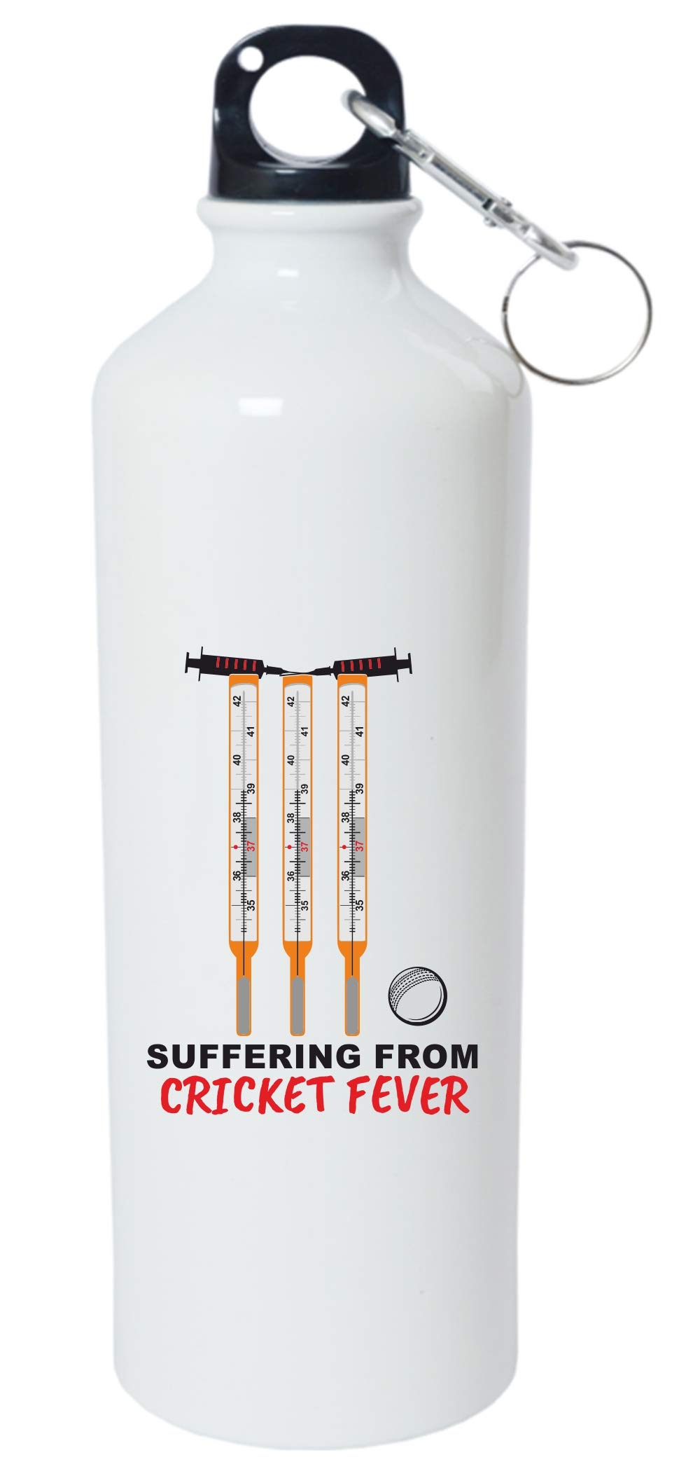 Crazy Sutra Classic Printed Quote Water Bottle/Sipper White - 600Ml (SufferingFromCriFever3)-picture-34