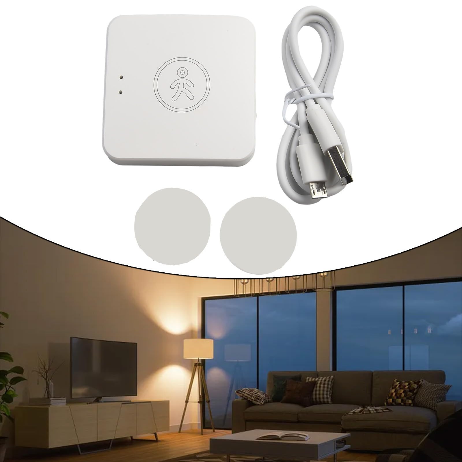 Détecteur de mouvement respiratoire humain, capteur de présence humaine intelligent, capteur de détection de mouvement humain intelligent pour Tuya Wifi et pour Zigbee