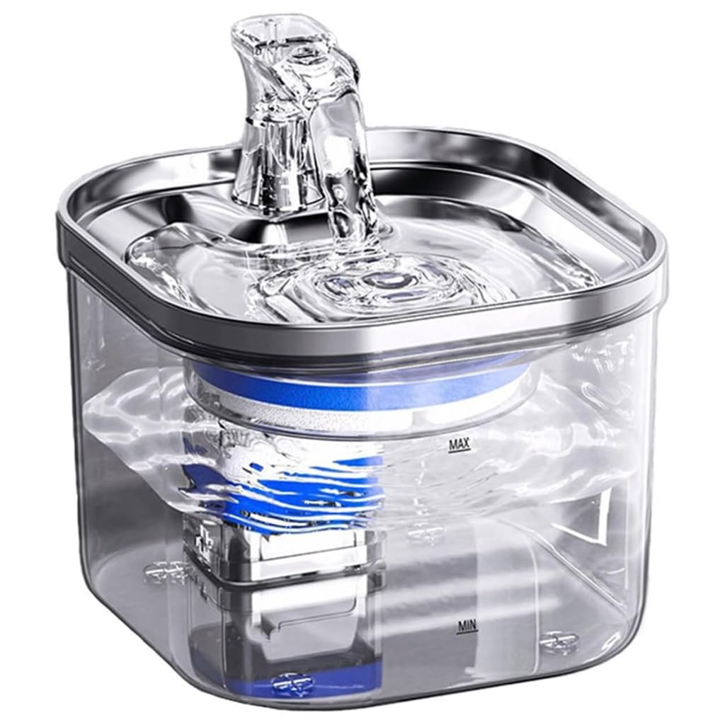Distributore di acqua per animali domestici con circolazione automatica Filtrazioni e distributore intelligente di acqua per gatti per acqua che scorre