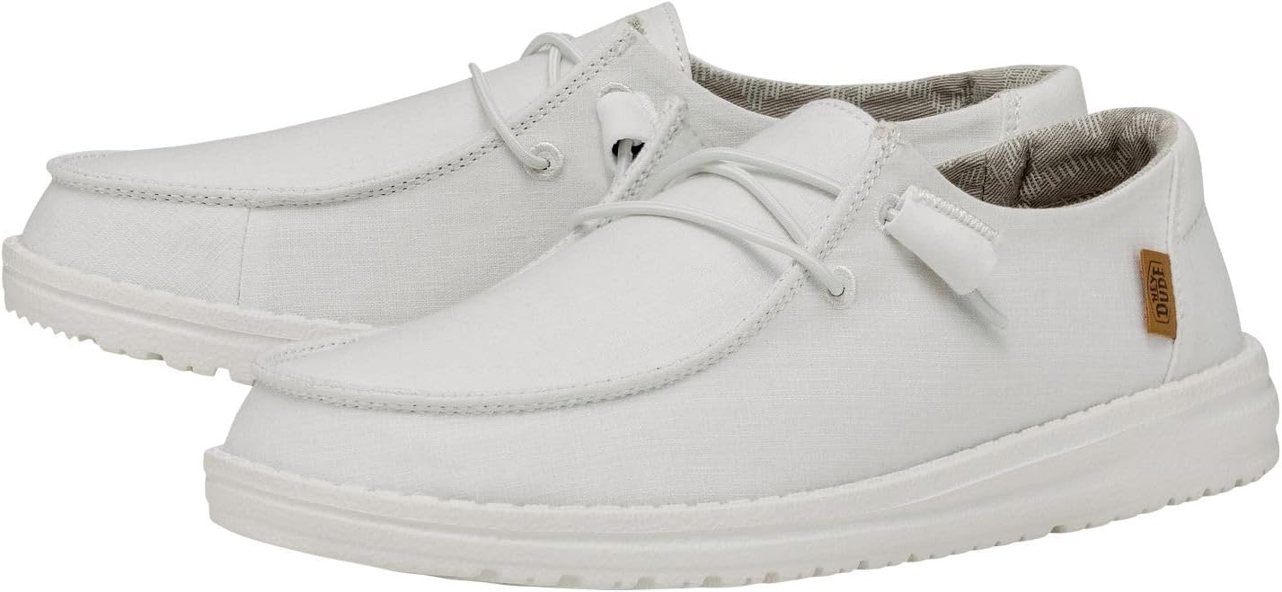 Hey Dude Womens Wendy Chambray 5 White