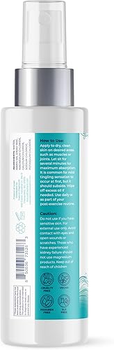 Miniatura 7 de Natural Elephant Spray de aceite de magnesio del Mar Muerto para uso tópico 100% puro 4 onzas líquidas (paquete de 3) Promueve la relajación y el