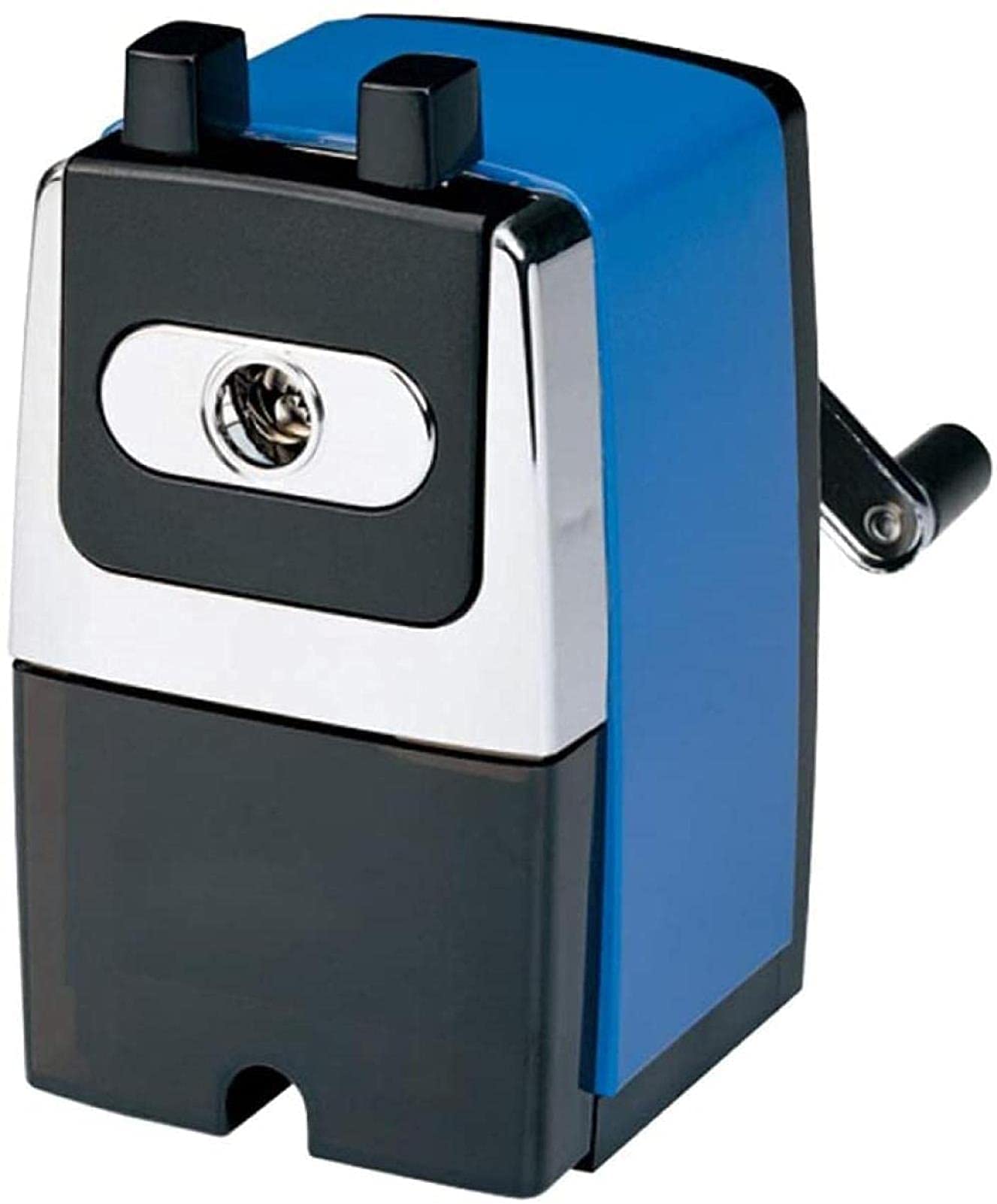 Stiftspitzer, Cartoon-Bleistiftspitzer, Handkurbel, manuelle Spitzer, Cutter, Schreibwaren, Rot/Blau
