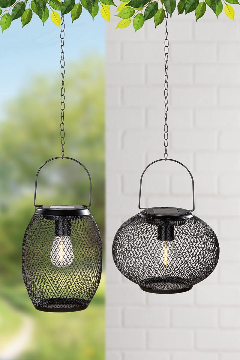 Lampe solaire LED en métal