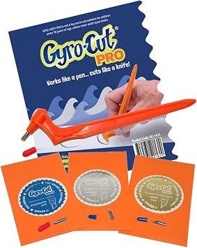 Genuine Gyro-Cut PRO Tool Kit Including 3 Blades - Standard, Medium and Deep Cut Blades