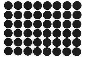 Black Self Adhesive Felt Bumpers Protect Furniture and Wood Floor