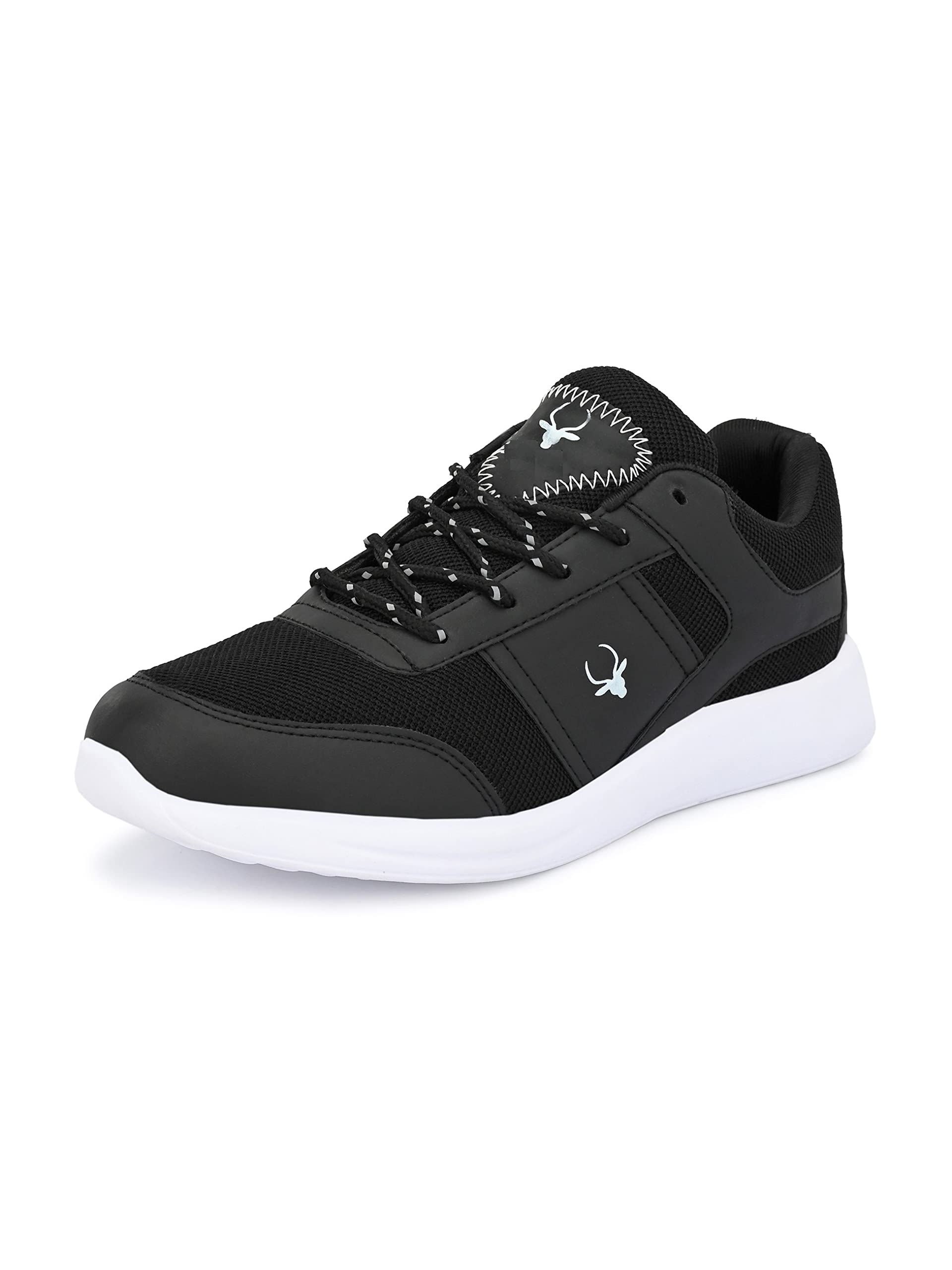 Hirolas® Mens Synthetic Leather Black Lace-Up Walking Sports Shoes (B09TL5HFX2) Amazon Price History, Amazon Price Tracker