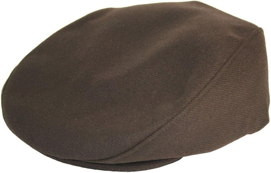 Emstate Men's 100% Wool Ivy Flat Golf Driving Cap Made in USA (2 Colors)