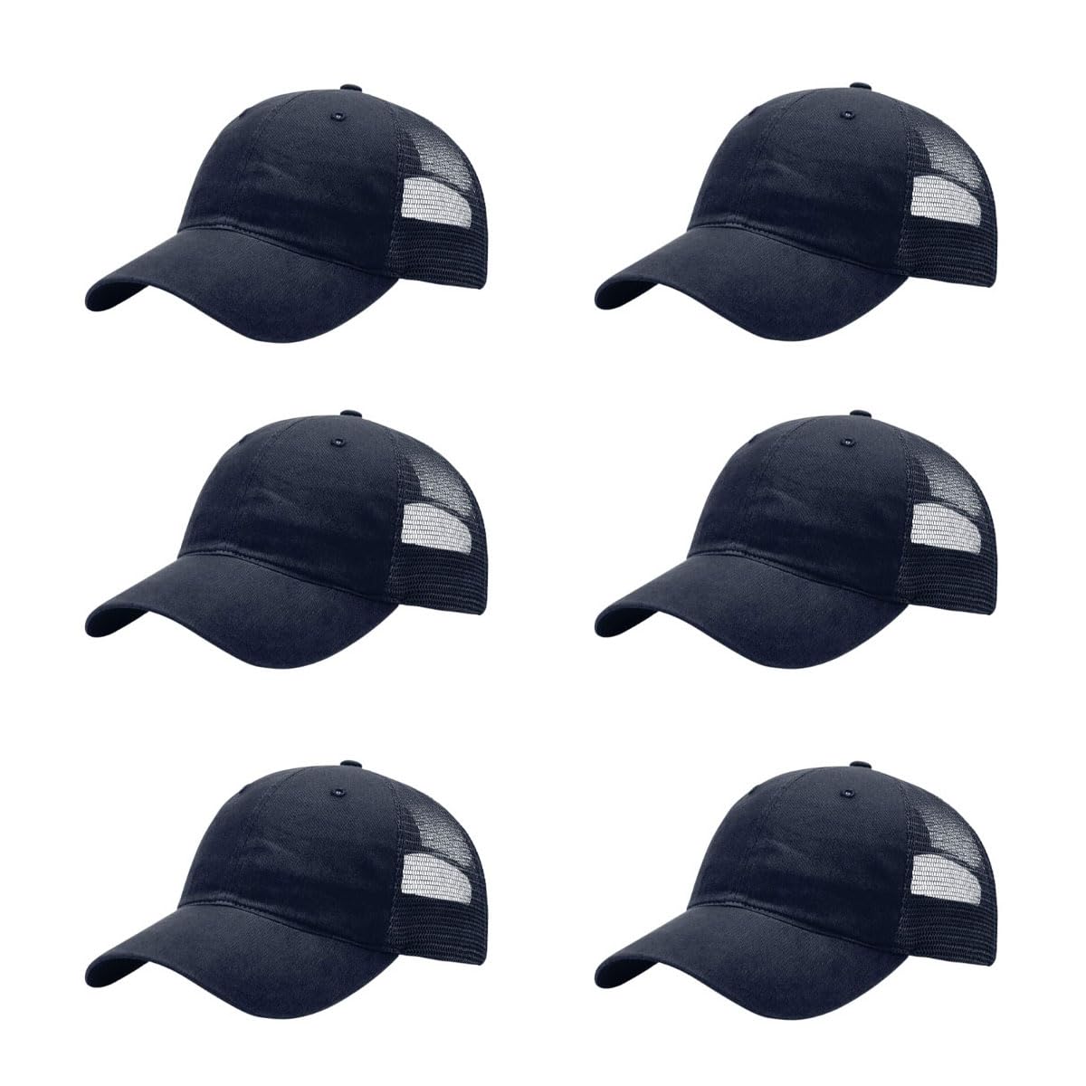 Richardson 111 & 111P Garment-Washed Relaxed Fit Adjustable Snapback Trucker Cap | OSFM | Bulk Pack Available