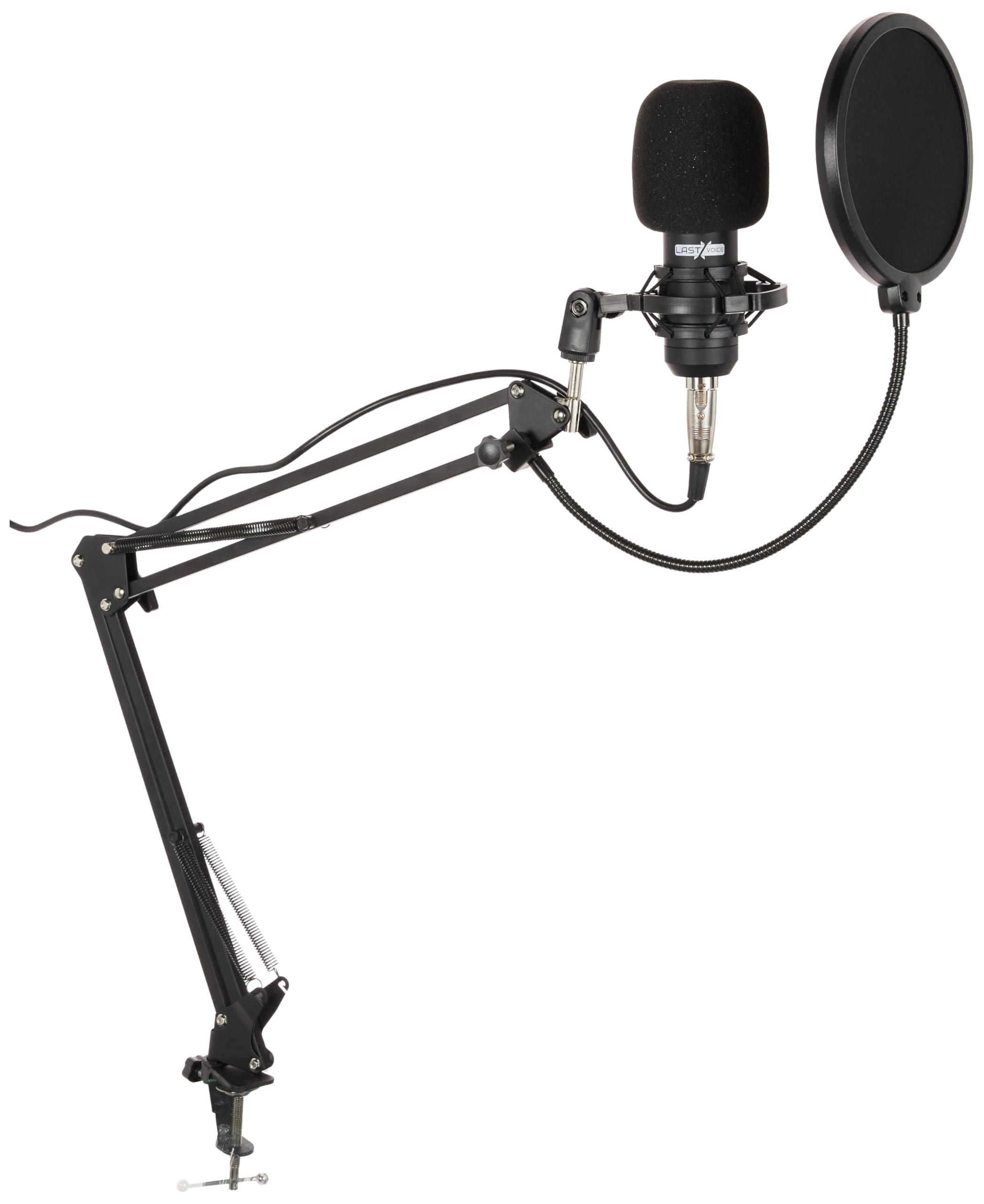 Lastvoice BM800BT Black Kondanser Mikrofon Stand Filtre Ses Kartı