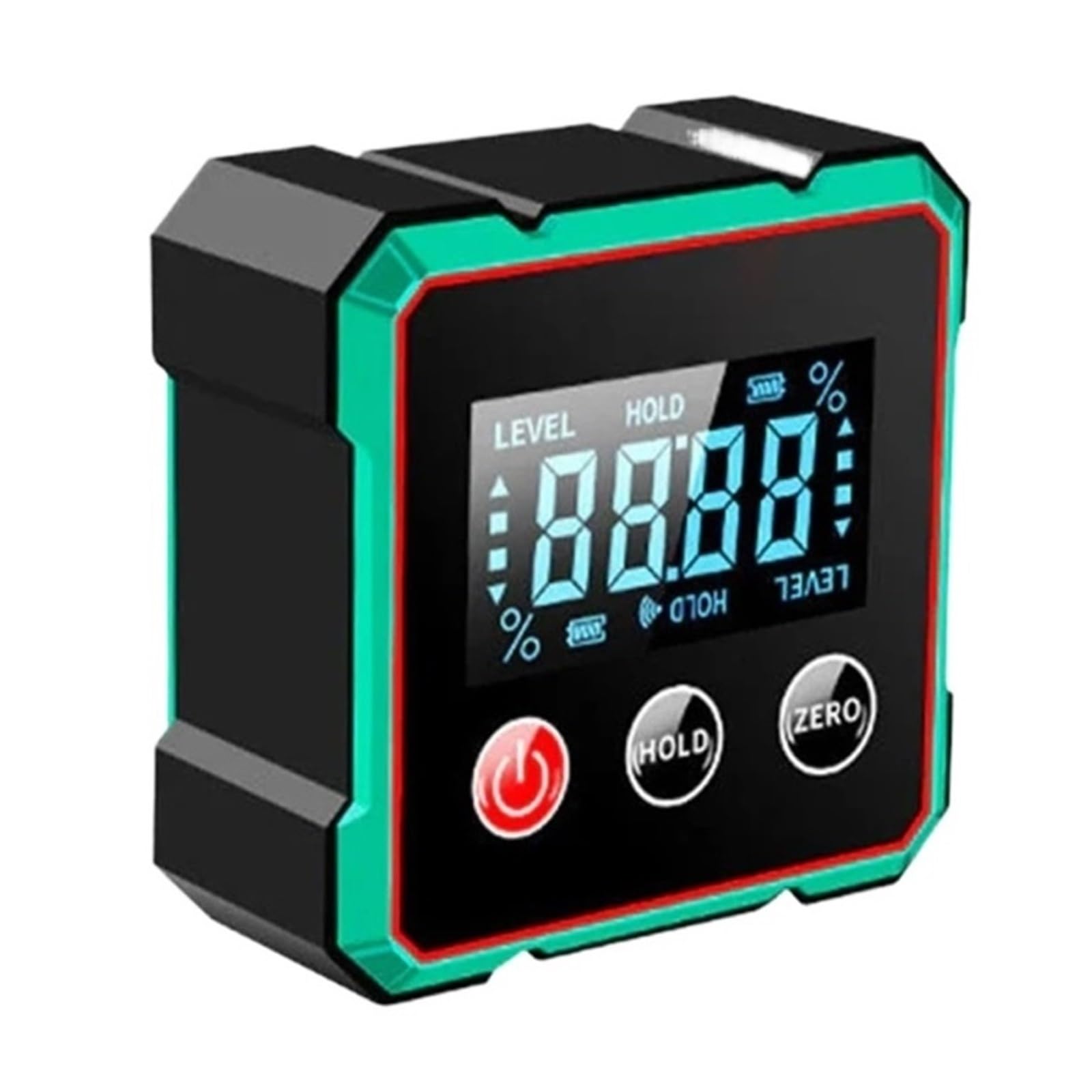 Bnvewr One Color Digital Angle Finder, Digital Inclinometer 360 Degree Electronic Level Box Magnetic Angle Gauge Protractor For Measuring And Alignment,Inclinometer