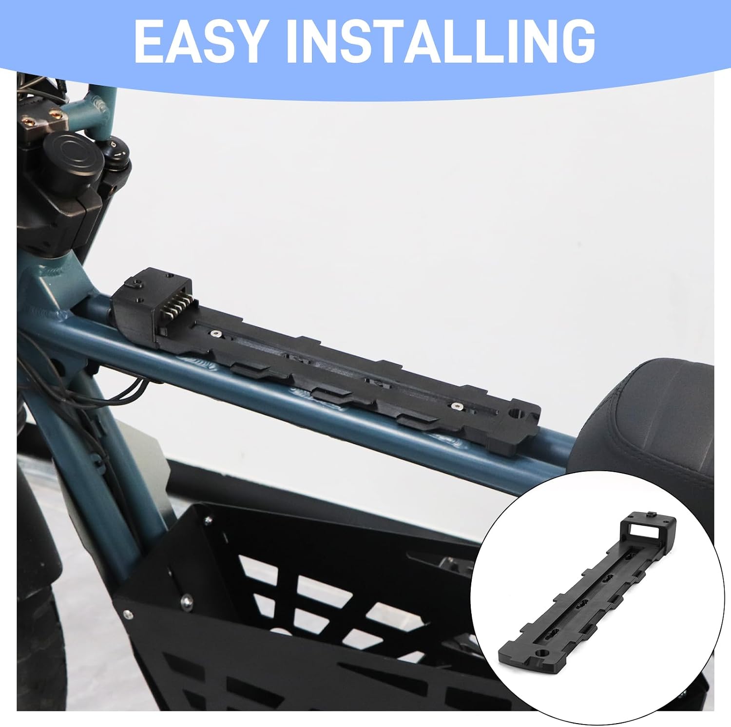 Battery Mount for Super73 R/RX/S2/ZX, Spare Base Bracket Sturdy Bracket Holder, Rack Battery Bottom Base Carrier Replacement, Accesserios for Super 73