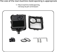 Vista 9 de FIFIELD Aluminum Alloy Dustproof Battery Replacement Cover Door for GoPro Max Black