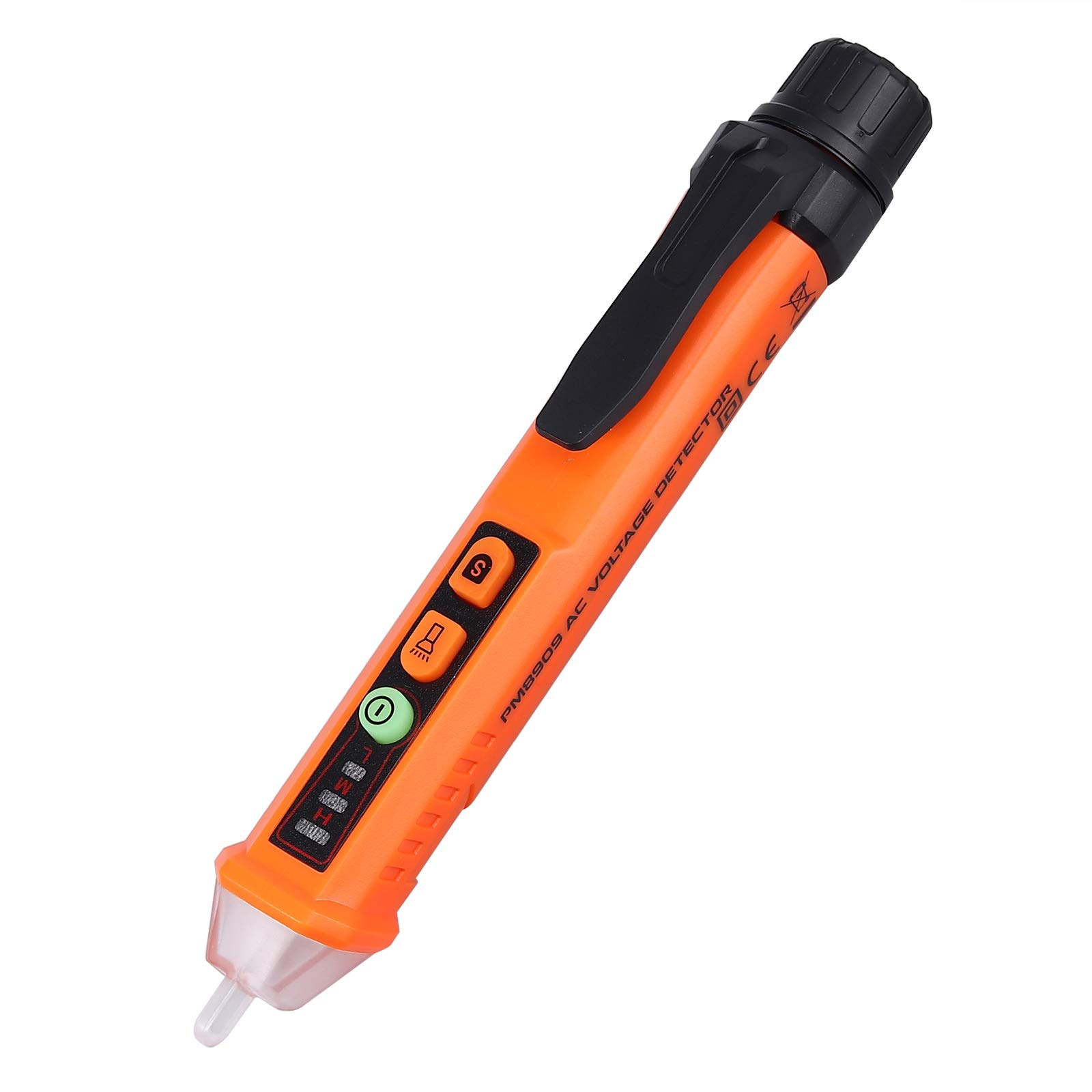 NeoteckNon-Contact Voltage Tester 12-1000V AC, Voltage Detector Pen Circuit Tester Tool with Led Flashlight Beeper Pocket Clip- Dual Model