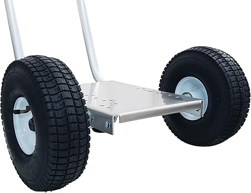 Miniatura 4 de Ultimate Washer Marco de carro profesional para lavadora a presión con ruedas y mango de empuje (10 x 15, plateado)