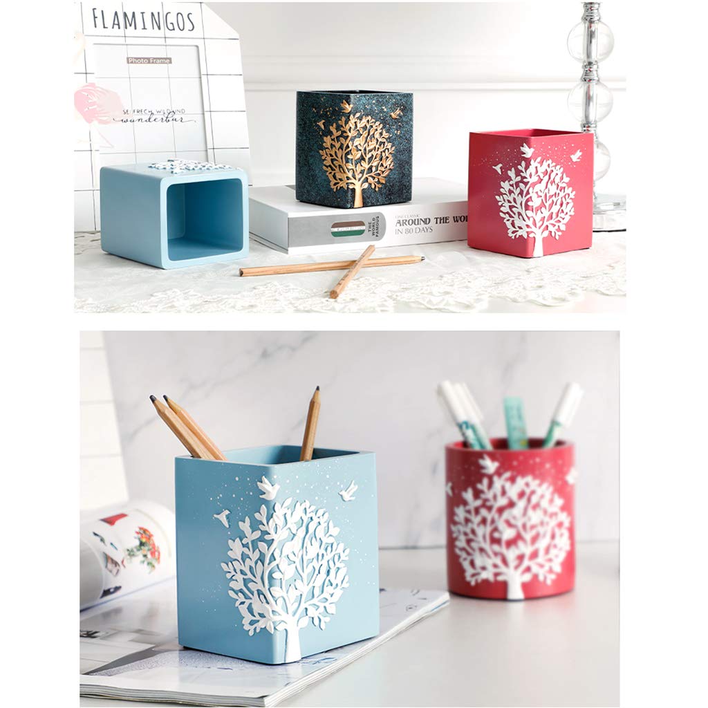 BT&TH Porte-crayon De Décoration à La Mode, Porte-organisateur De Stylo De Bureau Créatif Multifonction, Conteneur De Papeterie étudiant Utile (K)