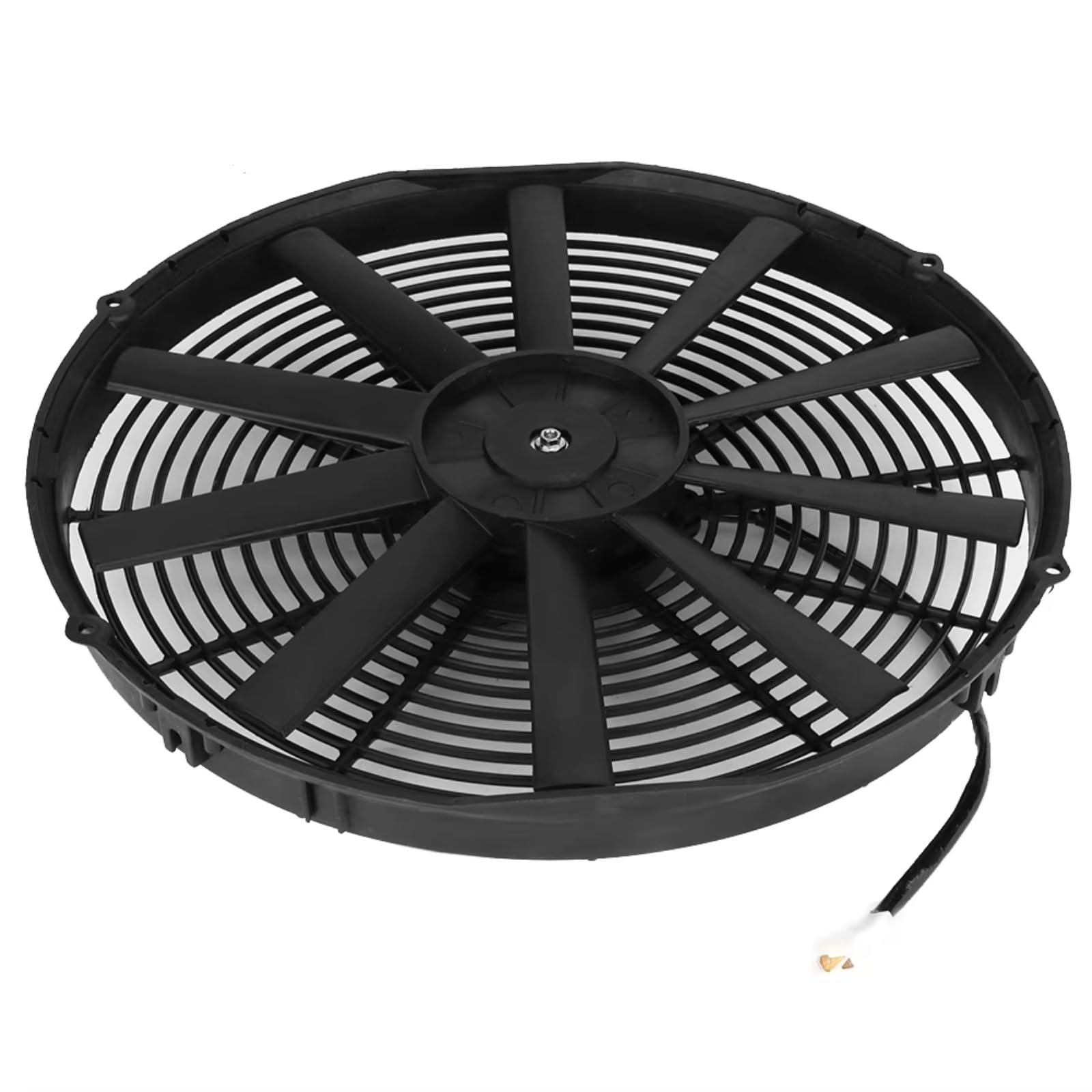Refroidissement Universel 12V 120W 16 Pouces Lame Droite Pour Voiture Connseur Climatiseur Ventilateur Refroidissement Électrique Radiateur Moteur Ventilateur Radiateur