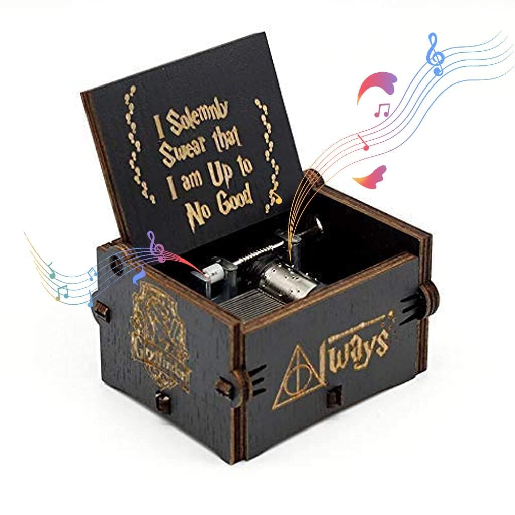 NETXE Harry-Potter Music Box, Harry Potter Soundbox, Wooden Classic Music Box with Hand Crank Birthday Gifts for Girls Boys Diwali Gifts for Kids Friends Family (B0D1KYKRS5) Amazon Price History, Amazon Price Tracker