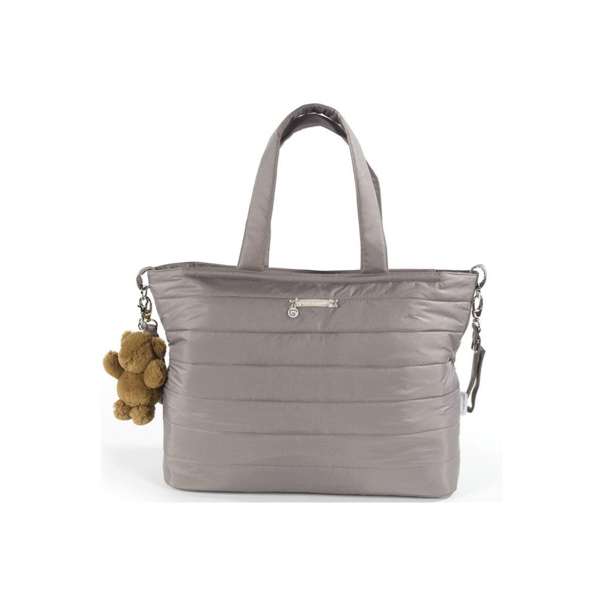 Pasito A Pasito - Bolsa canastlla , color gris (marron glacé aspen)