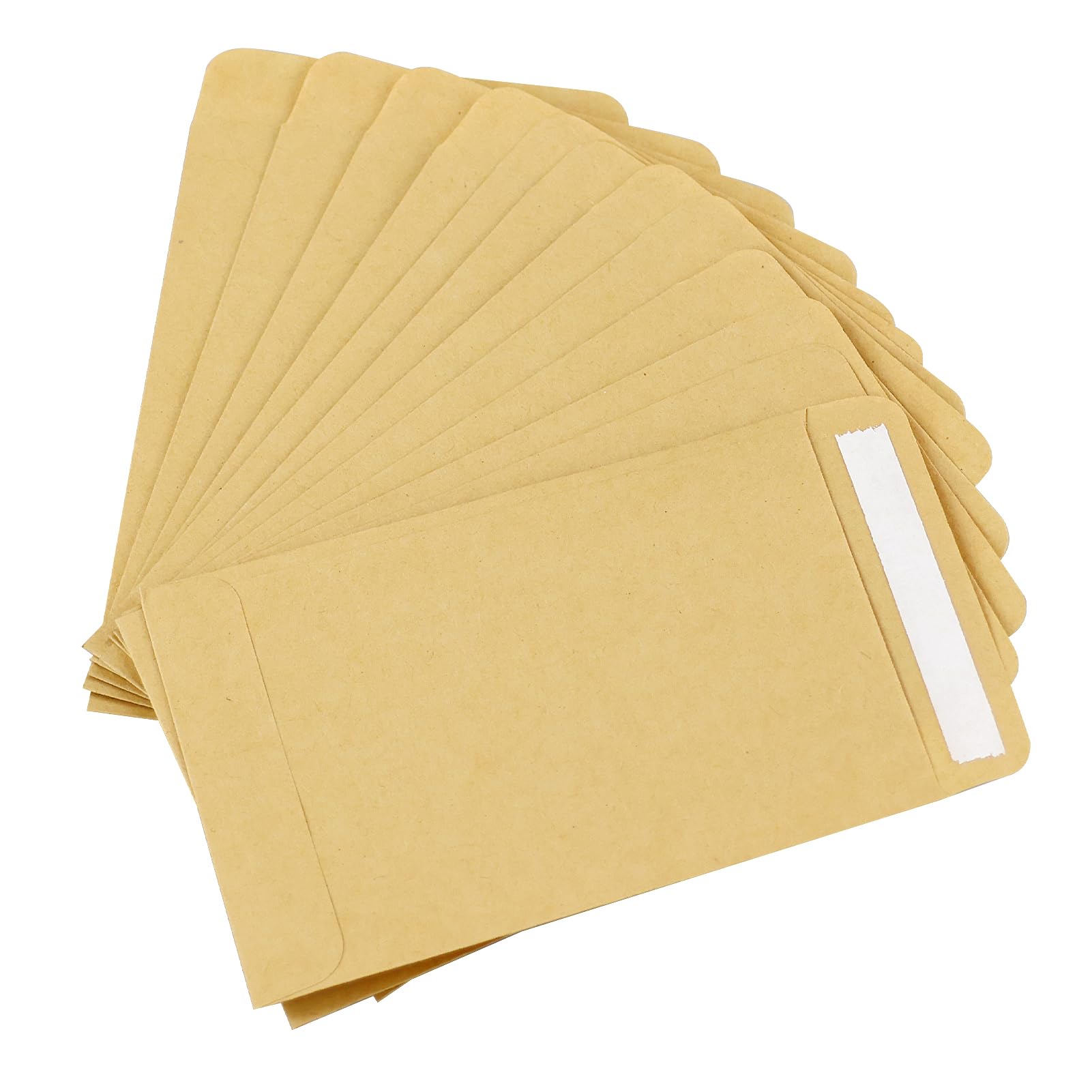 150 Pezzi Mini Sacchetto di Carta Kraft Busta Pacchetti per Semi (6x9) con Nastro Biadesivo