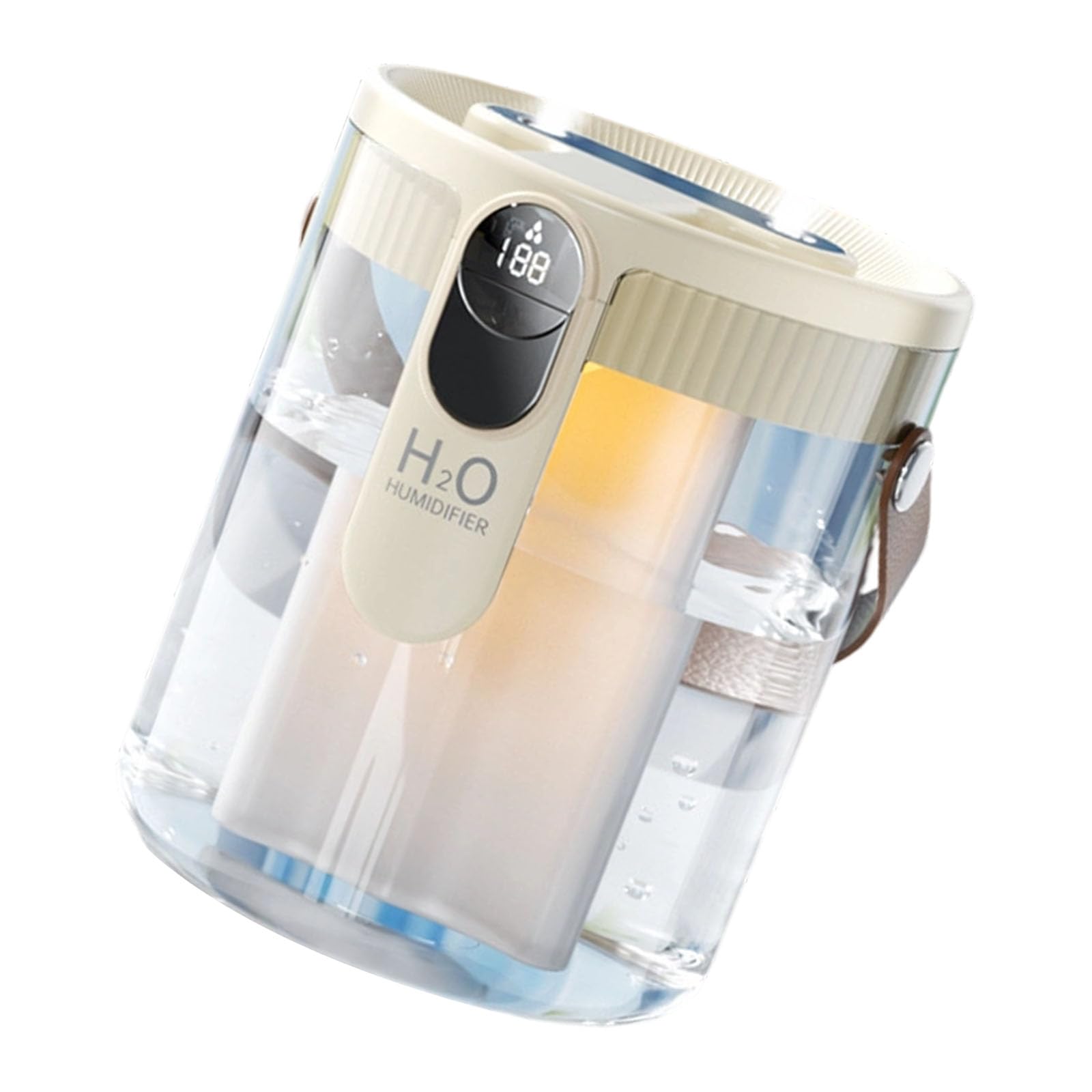 Elnwnnkc Portable Humidifier for Bedroom Capacity Easy Clean for Nursery Baby Night Light Desktop Triple/Double Nozzle