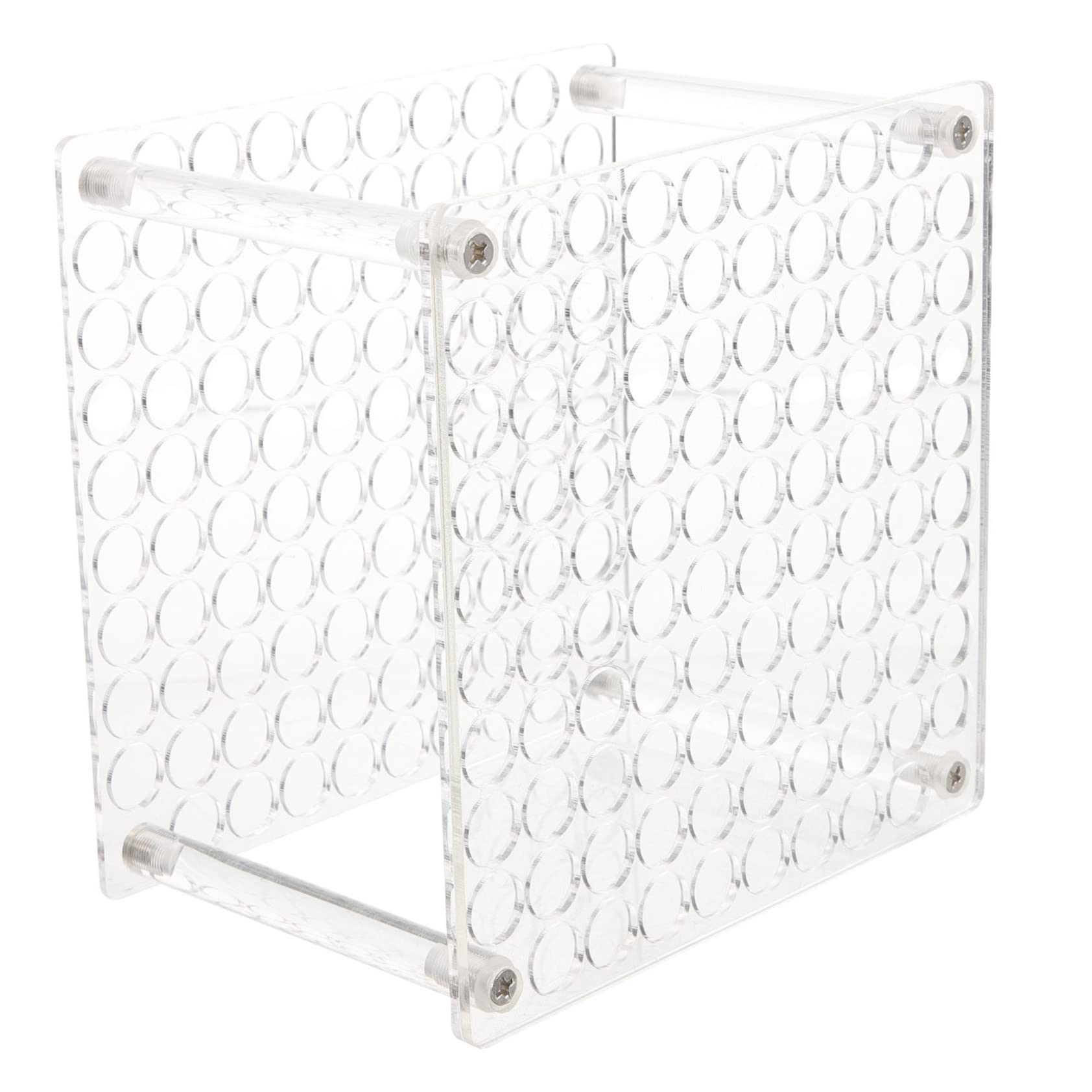 DOITOOL 4 Pezzi Portapenne Acrilico con Scomparti Multipli Organizer Scrivania per Penne Matite e Pennelli Supporto Resistente per Ufficio e Casa Organizer Penne Scrivania Ufficio