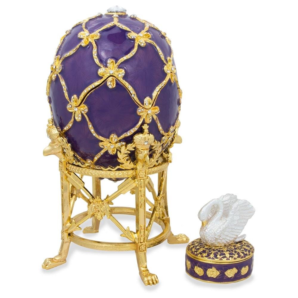 Amazon.com: BestPysanky 1906 The Swan Royal Imperial Easter Egg