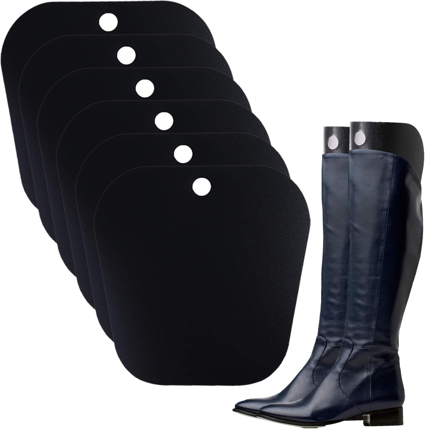 Ruisita6 Pack Reusable Boots Tall Support Boot Shapers Form Inserts for Preventing Bending and Creasing