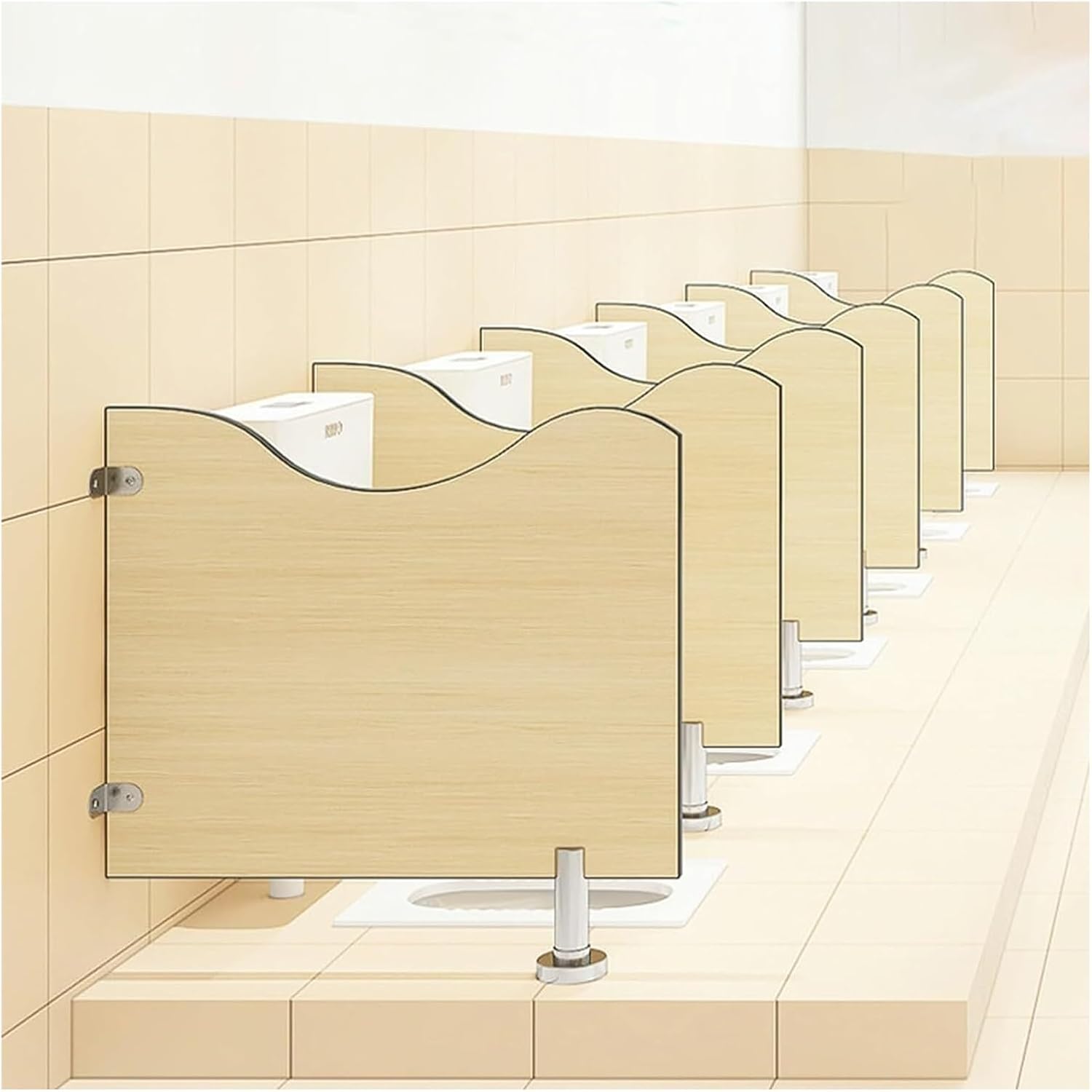 Toilet Protection Divider,Urinal Partition Panel W/Supporting Feet,Panel Urinal Privacy Screen,Urinal Screen Toilet Partition(60 * 80cm)