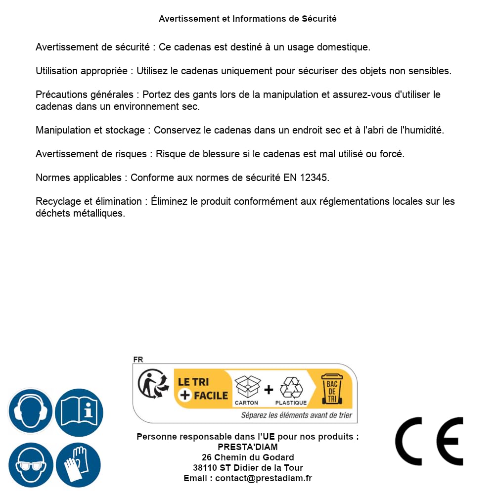 Silverline MSS04L - Lucchetto in ottone ad arco lungo, 50 mm
