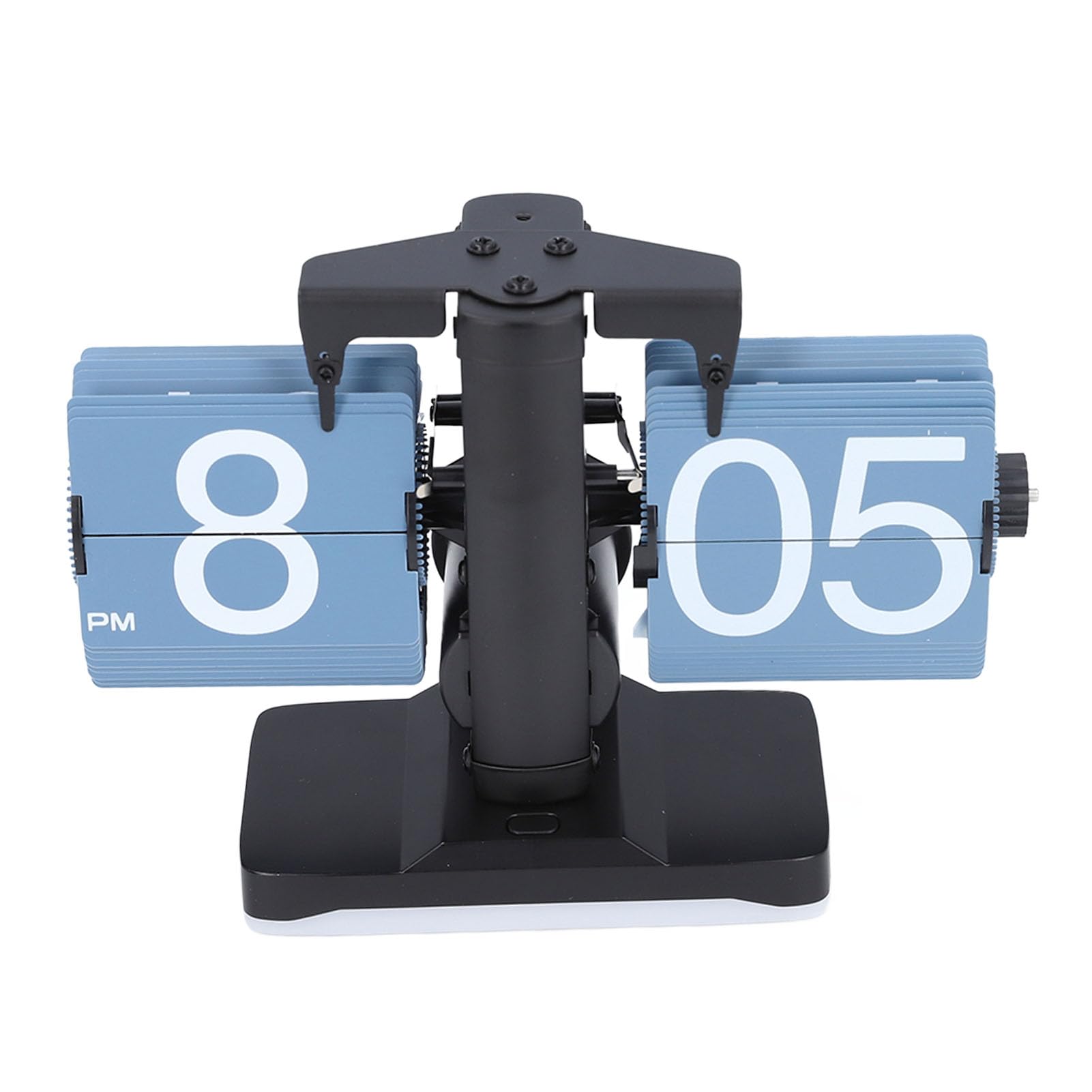 Reloj de Pared Retro Silencioso, Pantalla de Giro Automatico