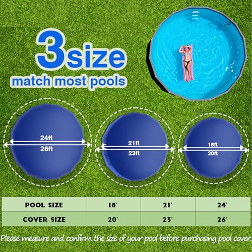 21FT Round Winter Pool Covers for Above Ground Pools