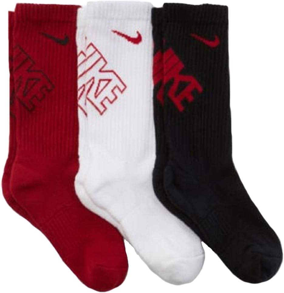 NIKE 3PPK YOUTH BOY'S GRAPHIC CUSHION(S)#SX4715-960 (S)