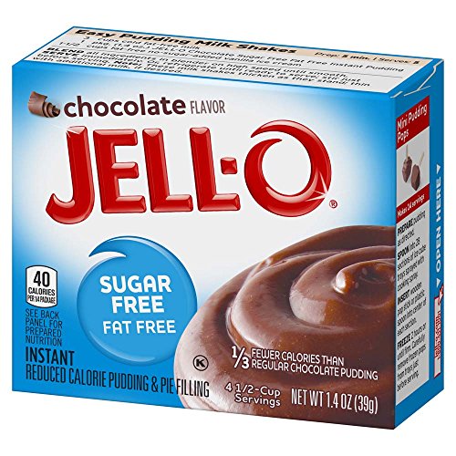 Image of Jell-O Sugar-Free Chocolate Instant Pudding Mix 1.4 Ounce Box (Pack of 6)