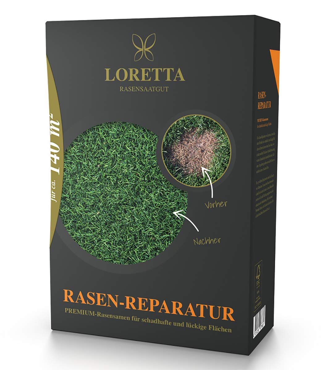 Loretta Rasen Reparatur Premiumnachsaat mit Mantelsaat 2,2 kg für ca. 140 m²