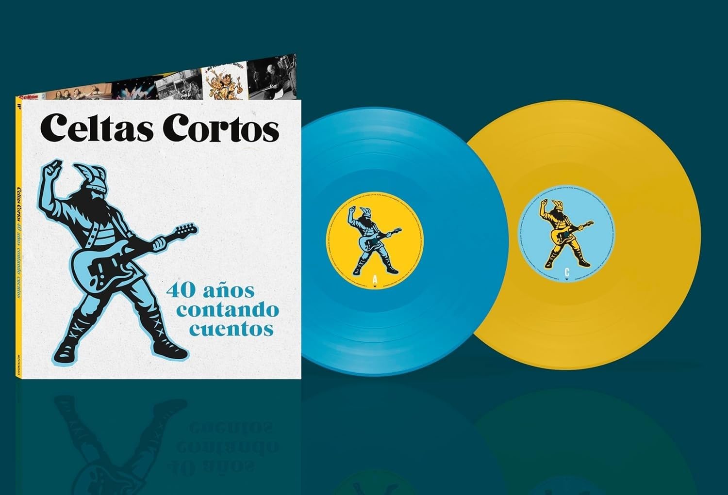40 años contando cuentos (2 LP) LP Color Amarillo y Azul [Vinilo] [Vinyl LP] [VINYL]