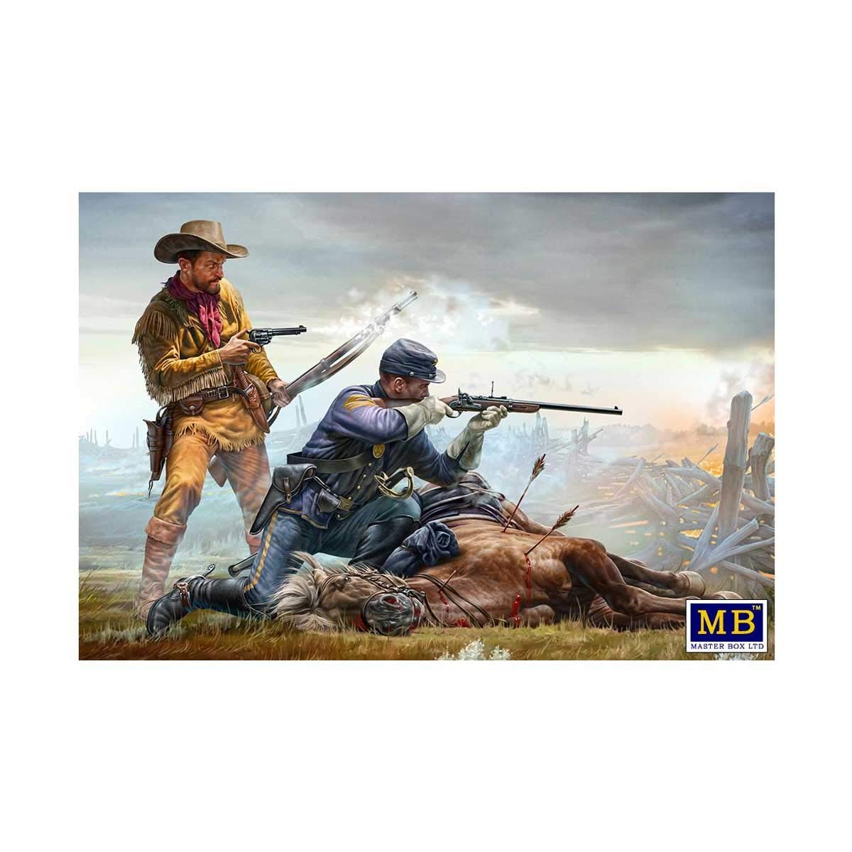 '"MB35191 Figure Final Stand Indian Wars Series Master Box