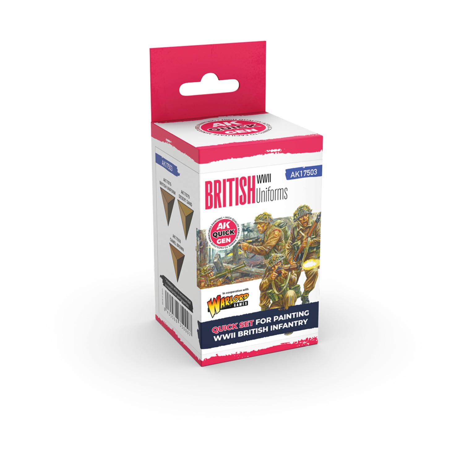 Ak Interactive Ak Quick Gen Set Ak17503 British Uniforms (3X18ml)