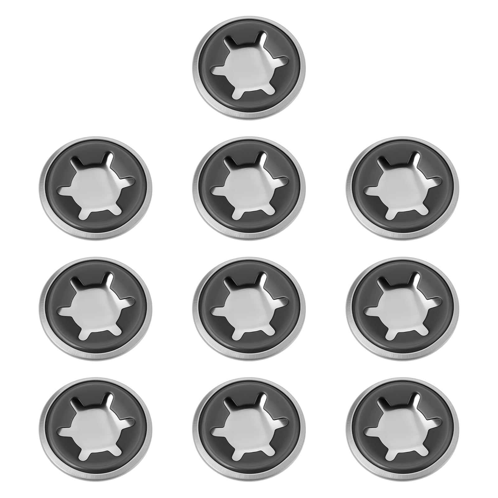Create Idea 10Pcs 6 Teeth 12Mm Bearing Retaining Ring Caps 26Mm Od For 12Mm Axle Shafts