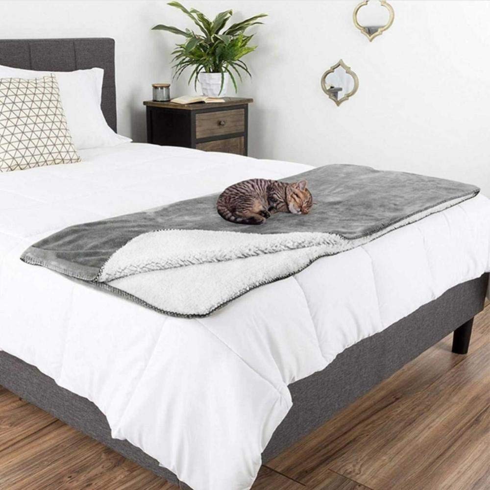 Decken Für Hunde Blaue Haustierdecke 150 * 127cm Wasserdicht Warm Nest Katzen Warm Winter Weicher Hundeteppich Haustier Quilt Mat Pad Zwinger Matte 1St