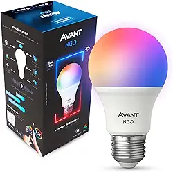Lâmpada Smart LED 10W E27 Dimerizável RGB Colorida Compatível com Alexa e Google Home Controle por Voz Wifi Casa Inteligente Tuya
