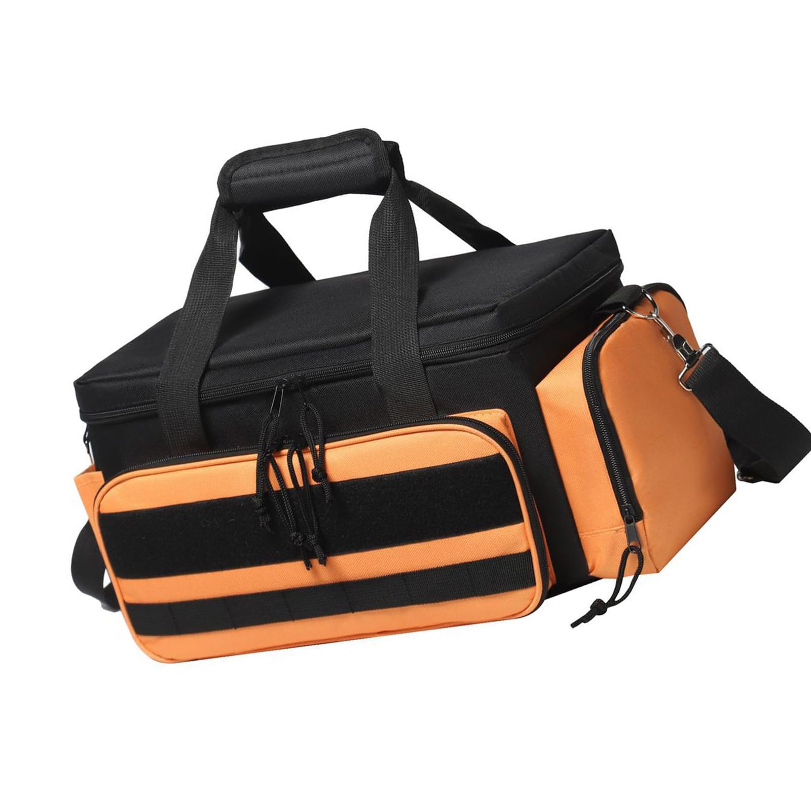 Nylon Tool Storage Bag Spacious Interior Reinforced Construction Comfortable Carry Handle for Contractors Portable Bag