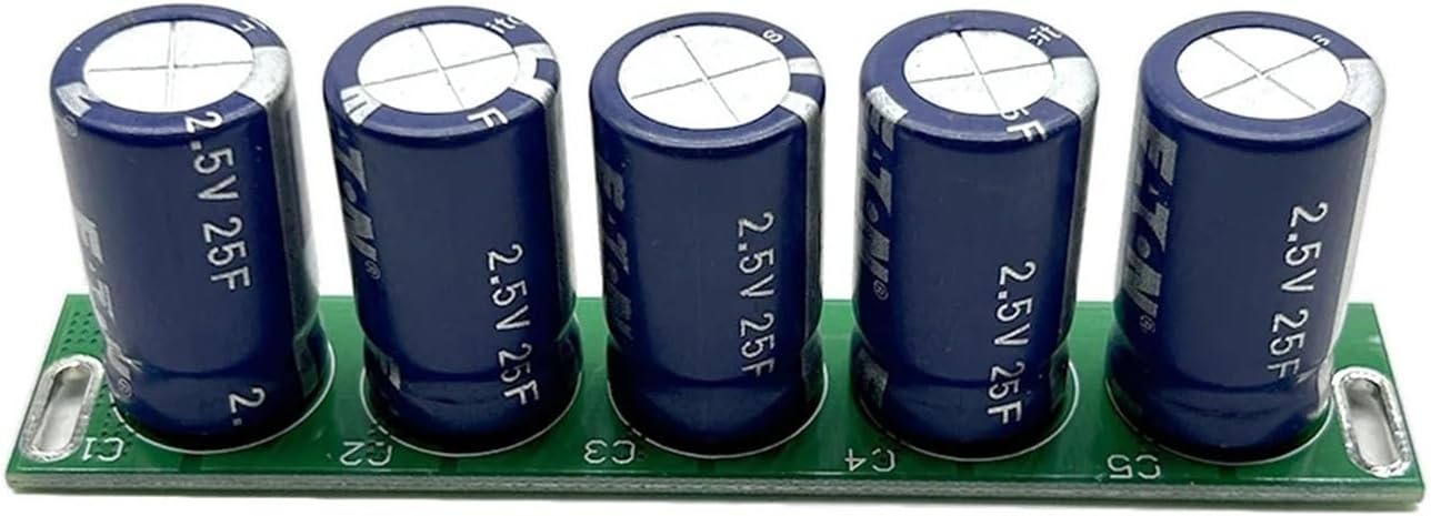 1 set of 12.5V5F automotive rectifier module 2.5V25F capacitor with balanced protection board